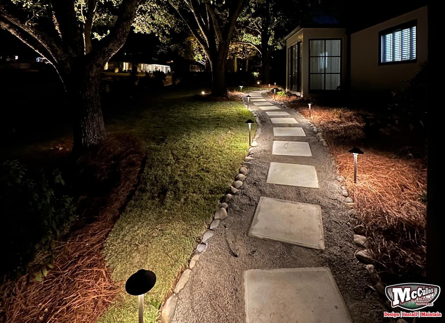 outdoor spotlights for cement walkway